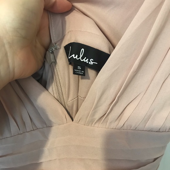 *SOLD* Lulus Heavenly Hues Maxi dress in Blush - Picture 7 of 12